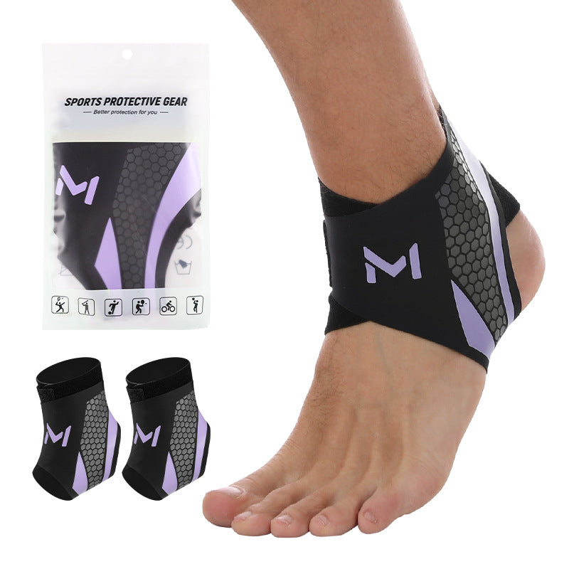 Compression Ankle Brace Support Sleeve for Running, Basketball, Gym & Injury Recovery