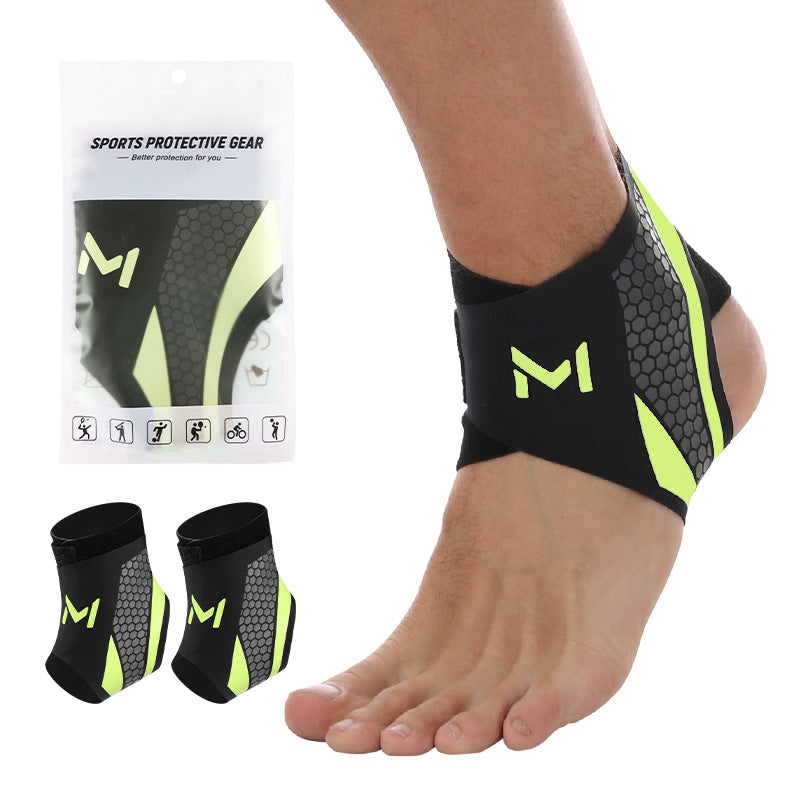 Compression Ankle Brace Support Sleeve for Running, Basketball, Gym & Injury Recovery