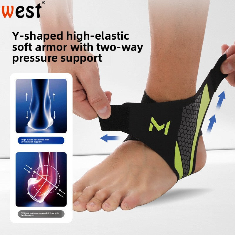 Compression Ankle Brace Support Sleeve for Running, Basketball, Gym & Injury Recovery