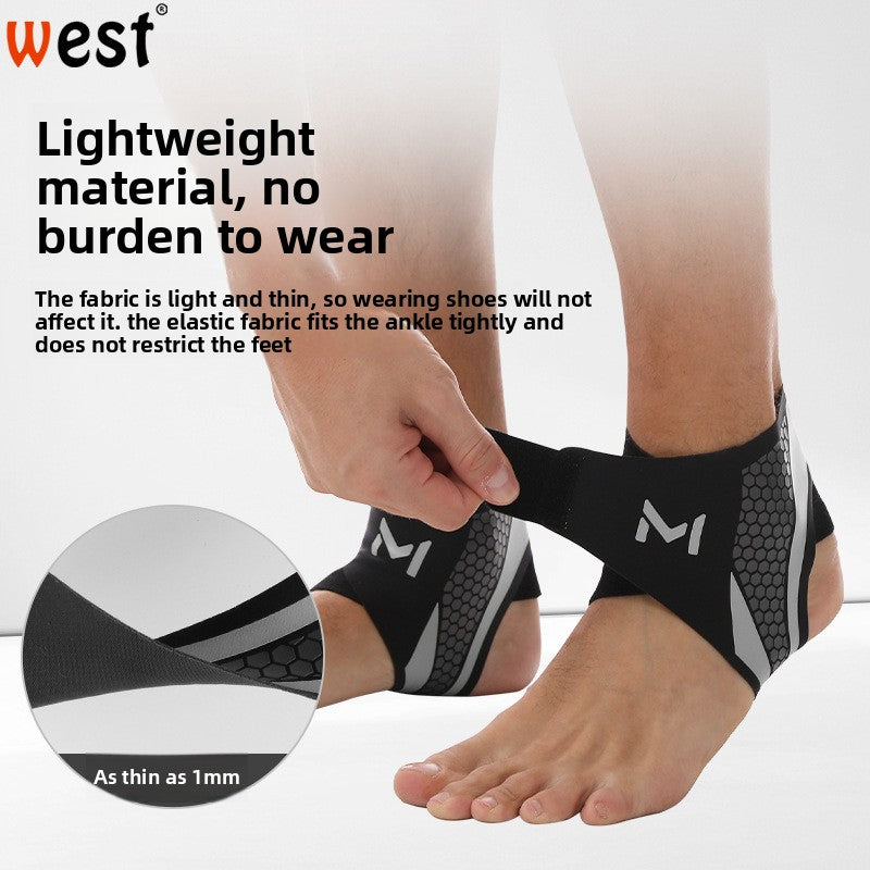 Compression Ankle Brace Support Sleeve for Running, Basketball, Gym & Injury Recovery